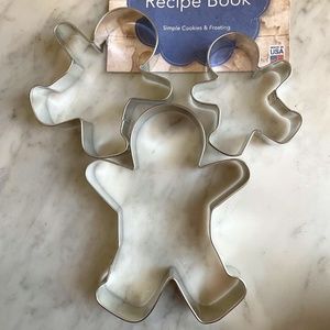 NWOT Ann Clark Cookie Cutters Gingerbread 3 pc set
